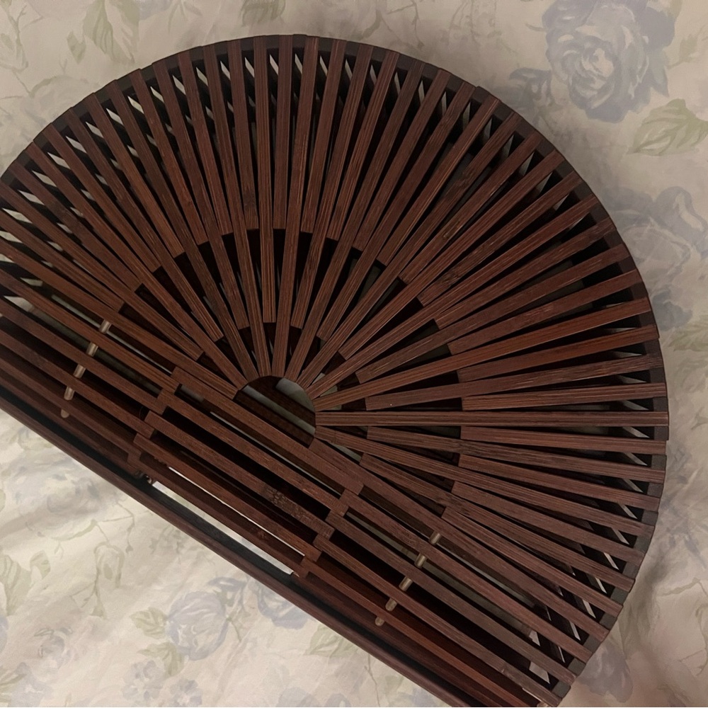Brown Bamboo Handbag